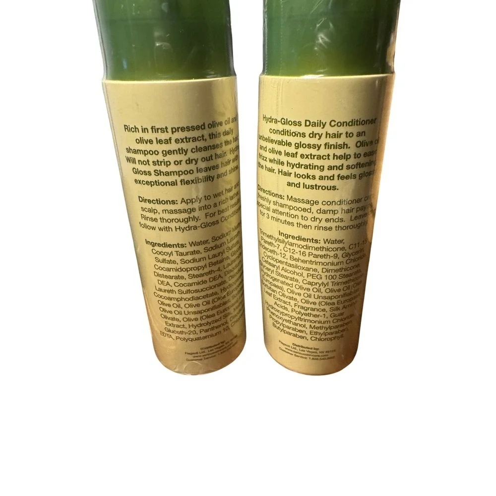 New SERIOUS SKIN CARE..Pressed Olive Oil Hydra-Gloss Hair Shampoo & Conditioner
